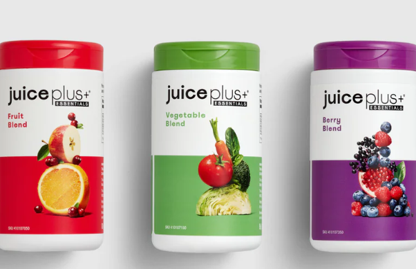 Juice Plus essential su sfondo bianco Juice Plus Essential