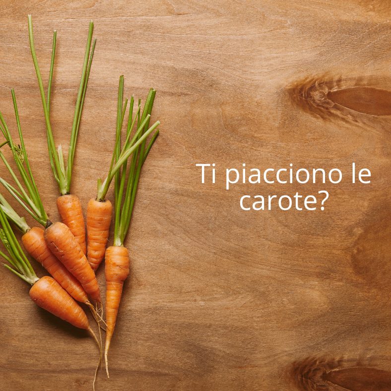carote su tagliere juice plus